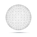 Geometric wire mesh sphere