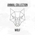 Geometric wolf head Royalty Free Stock Photo