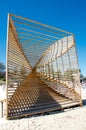 Geometric Wooden Sculpture