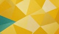 Geometric yellow and teal abstract background pattern Royalty Free Stock Photo