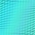 Geometrical abstract background - graphic design from curved angular line grid