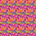 Geometrical abstract seamless diagonal square pattern background