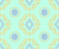 Geometrical barocco pattern Royalty Free Stock Photo