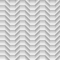 Geometrical black shaded cubical seamless waves pattern lines Royalty Free Stock Photo