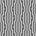Geometrical black and white pattern of stripes and circles Royalty Free Stock Photo