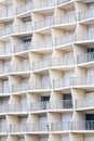 Geometrical building balcony