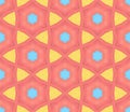 Geometrical colourful textured seamless pattern Royalty Free Stock Photo