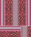 Geometrical Digital allover seamless pattern with latest shapes and motif background