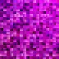 Geometrical mosaic rectangle background - vector design from purple gradient rectangles