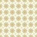 Geometrical oriental ornament repeating seamless pattern for background or wallpaper