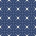 Geometrical ornament repeating seamless pattern for background or wallpaper