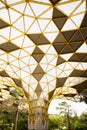 Geometrical Pattern of the pavilion in the Perdana Botanical Park, Kuala Lumpur