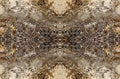 Geometrical pattern in shades of brown Royalty Free Stock Photo