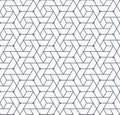 Geometrical polygonal seamless pattern