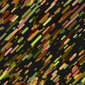 Geometrical random diagonal rounded stripe background pattern - vector illustration from colorful stripes