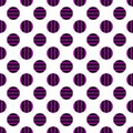 Geometrical repeating pattern - vector circle background