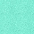 Geometrical repeating stylized flower pattern - vector floral background