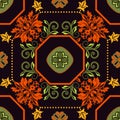 Geometrical tile pattern. Ornamental background