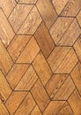 Geometruc wooden pattern background Royalty Free Stock Photo