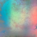 Abstract blurred gradient mesh background in bright rainbow colours. Colourful smooth banner template. Royalty Free Stock Photo