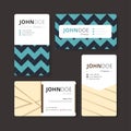 Geometry business card template. Cover, Flyer, Leaflet template. Royalty Free Stock Photo