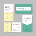 Geometry business card template. Cover, Flyer, Leaflet template. Royalty Free Stock Photo