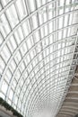 Geometry glass roof Royalty Free Stock Photo