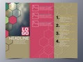 Geometry graphic style brochure template