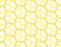 Geometry line hexagonal seamless pattern Royalty Free Stock Photo