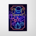 Geometry Neon Flyer