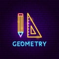 Geometry Neon Label