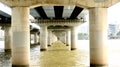 Geometry Under The Bridge At Han River Royalty Free Stock Photo