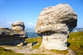 Geomorphologic rocky structures in Bucegi Mountains