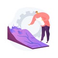 Geomorphology abstract concept vector illustration.