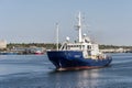 Geophysical research vessel Kommandor Iona outbound from New Bedford