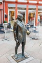 Georg Christoph Lichtenberg's monument at the marketplace in Goettingen.