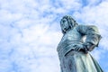 Georg Friedrich Handel Statue in Halle Saale Royalty Free Stock Photo
