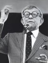 George Burns Performs at ChicagoFest in 1982 Royalty Free Stock Photo