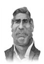 George Clooney caricature Sketch