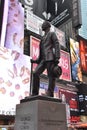 George Cohan Statue at Duffy Square by Times Square in Manhattan, New York