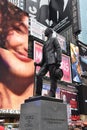 George Cohan Statue at Duffy Square by Times Square in Manhattan, New York