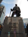 George Cohan Statue on Times Square, New York.