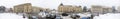 Revolution square panorama with all the important landmarks Royalty Free Stock Photo