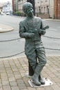 Douglas Isle of Man UK. Public statue of George Formby.