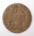 A 1790 George III English Spade Guinea coin