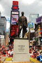 George M Cohan statue in Times Square