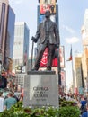 The George M Cohan Statue at Times Square in New York City