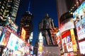 George M Cohan at Times Square