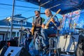 George Porter Jr. on Bass and Chris Adkins on Guitar at the 2023 Poboy Festival