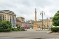 George Square is Glasgow\'s main square, named after King George III. Scotland, United Kingdom Royalty Free Stock Photo